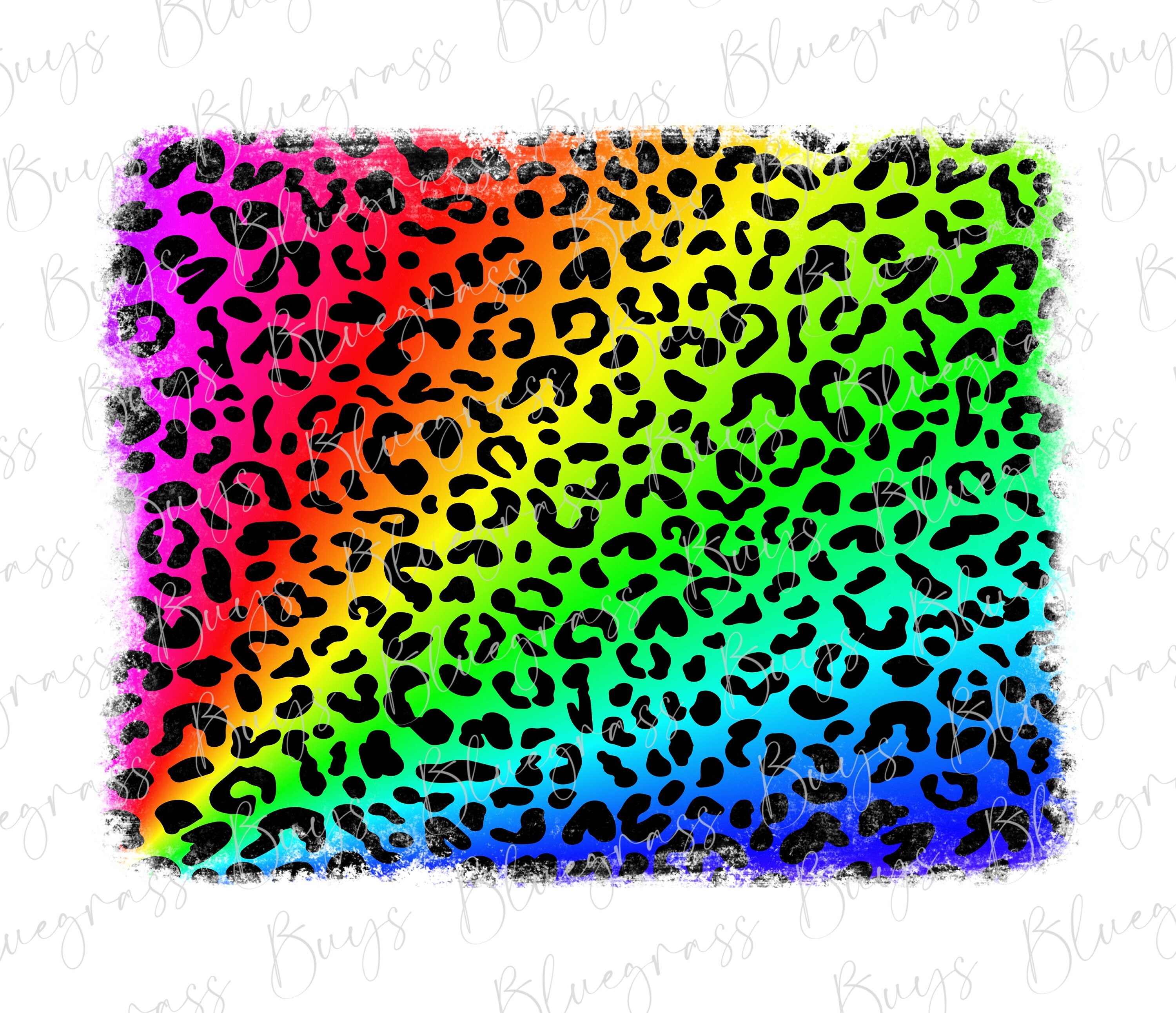 Rainbow Leopard Print 4  Rainbow leopard print, Backdrops