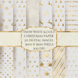 Kerst digitaal papier, vakantie scrapbook papier, naadloos patroon digitaal papier