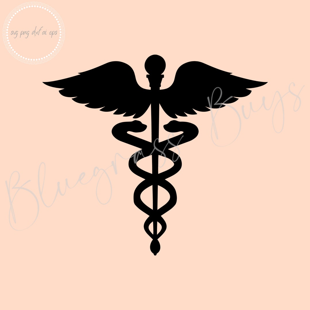 Medical Caduceus SVG - Nurse SVG - Medical Cut File - Digital Download ...