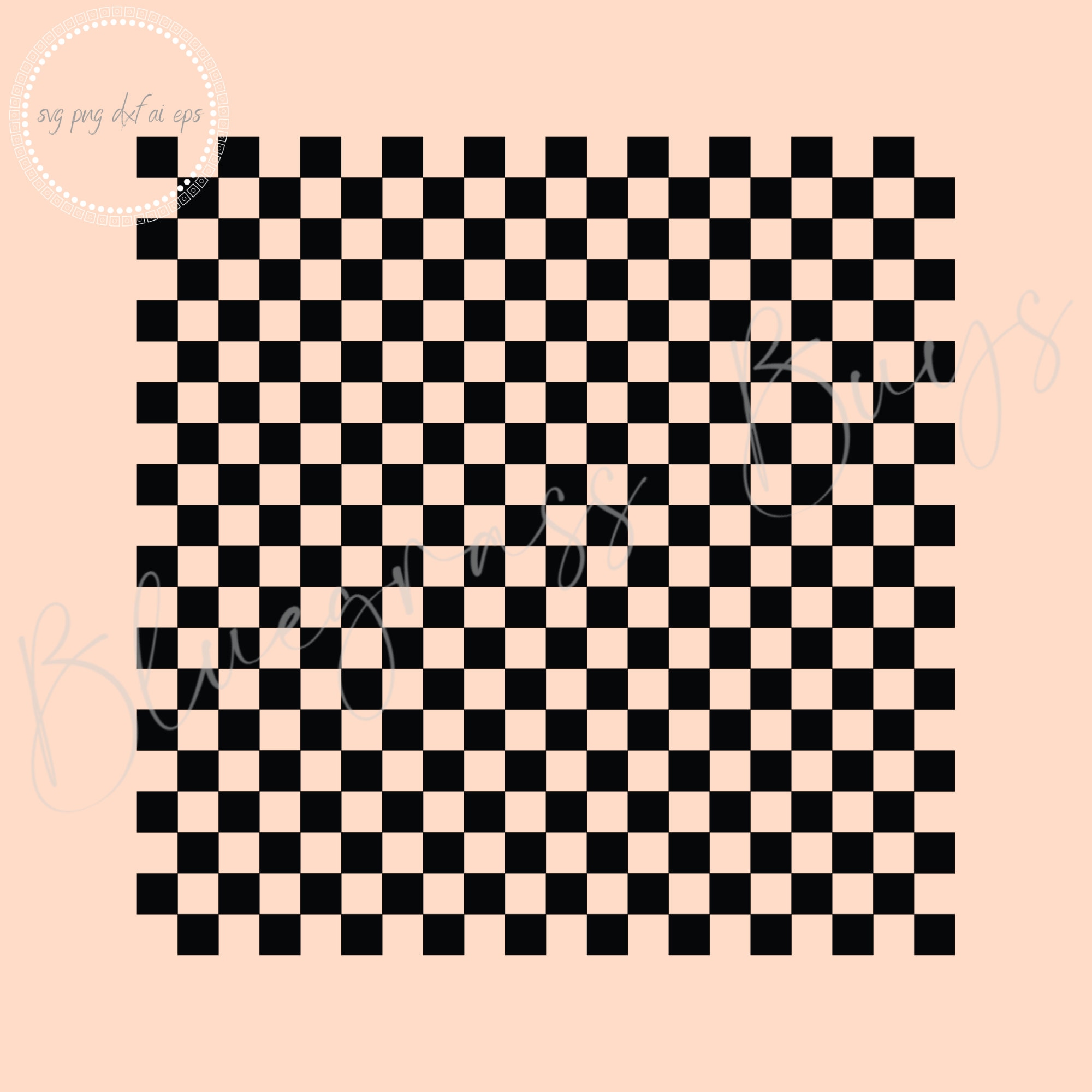 Simple Grid Checkered Seamless Pattern In Modern Farmhouse Natural
