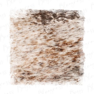 Distressed Cowhide Background PNG, Grunge Cow Print Background Sublimation