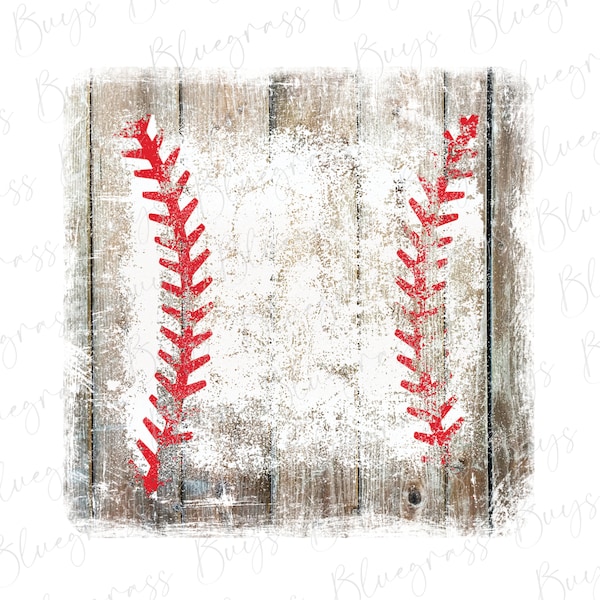 Grunge Baseball Background PNG, Distressed Baseball Wood Sublimation