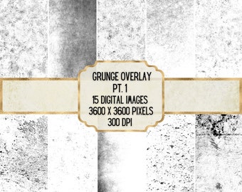 Grunge Overlay, Grunge Texture PNG, Distressed Overlay
