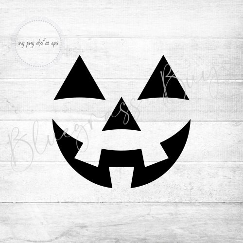 Jack-o-lantern Face Svg / Pumpkin Face Svg / Halloween Svg / - Etsy