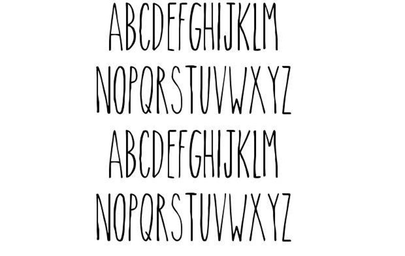 Rae Dunn Font Instant Download Cricut Font OTF TTF Fonts Etsy
