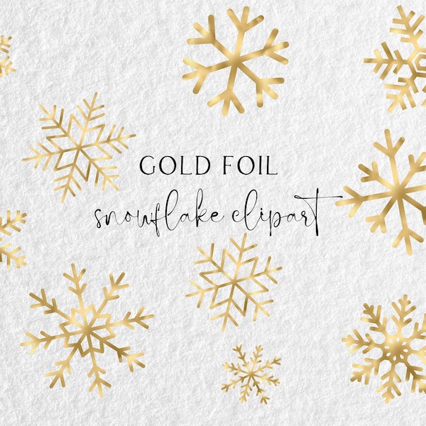 Flocon de neige feuille d'or PNG, Clipart flocon de neige, clipart Noël paillettes