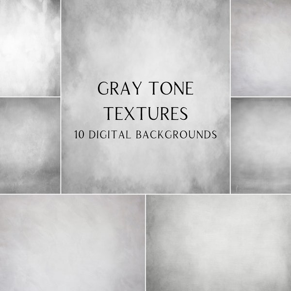 Soft Gray Tone Textures, Portrait Studio Backdrop, Fine Art Textures, Photo Background, Digital Background