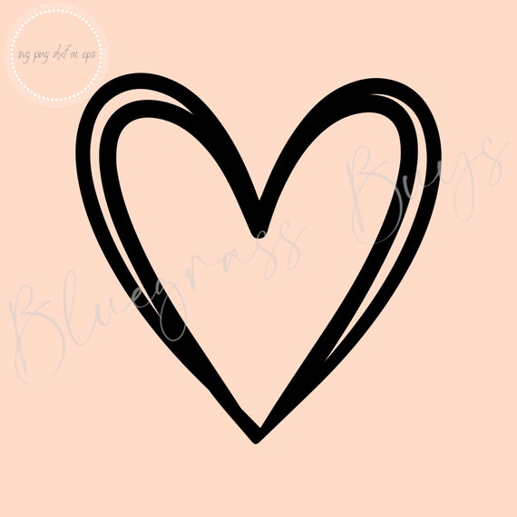 Double Heart SVG, Heart Outline Png, Heart Clipart, Heart Shape SVG,  Digital Download, Cricut, Silhouette Cut File - Etsy