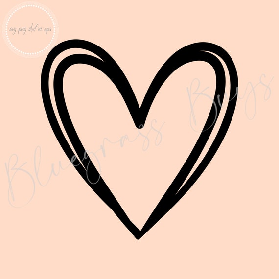 double heart stamp SVG SCA 20 –