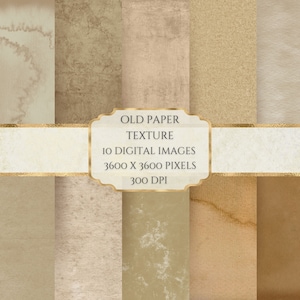 Oud papier textuur, digitaal papier, oud papier, afdrukbaar scrapbookpapier