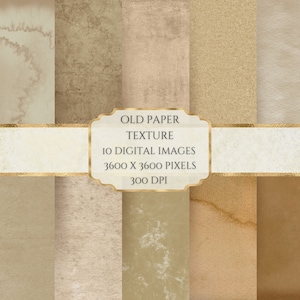 Vintage 50 Year Old Scrapbook Paper Textures Stock Illustration