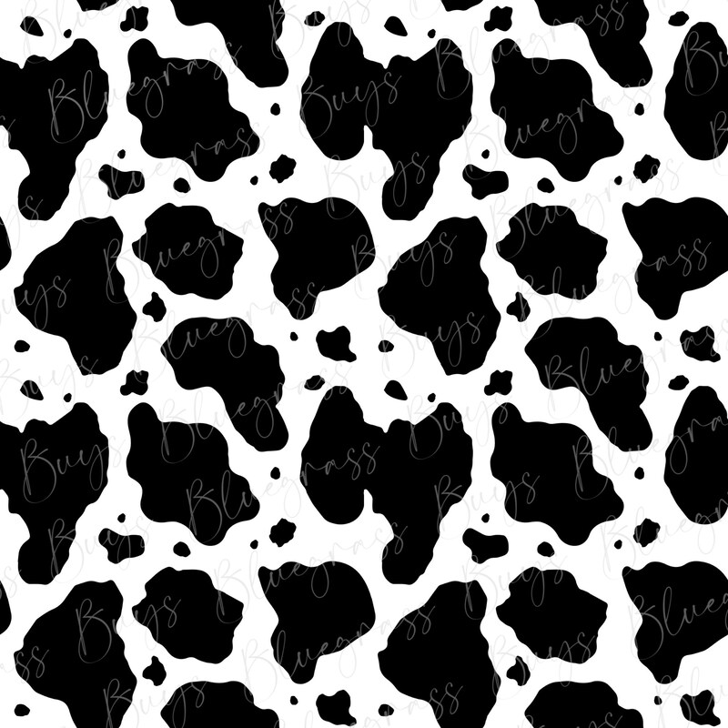 Cow Print Pattern - Etsy