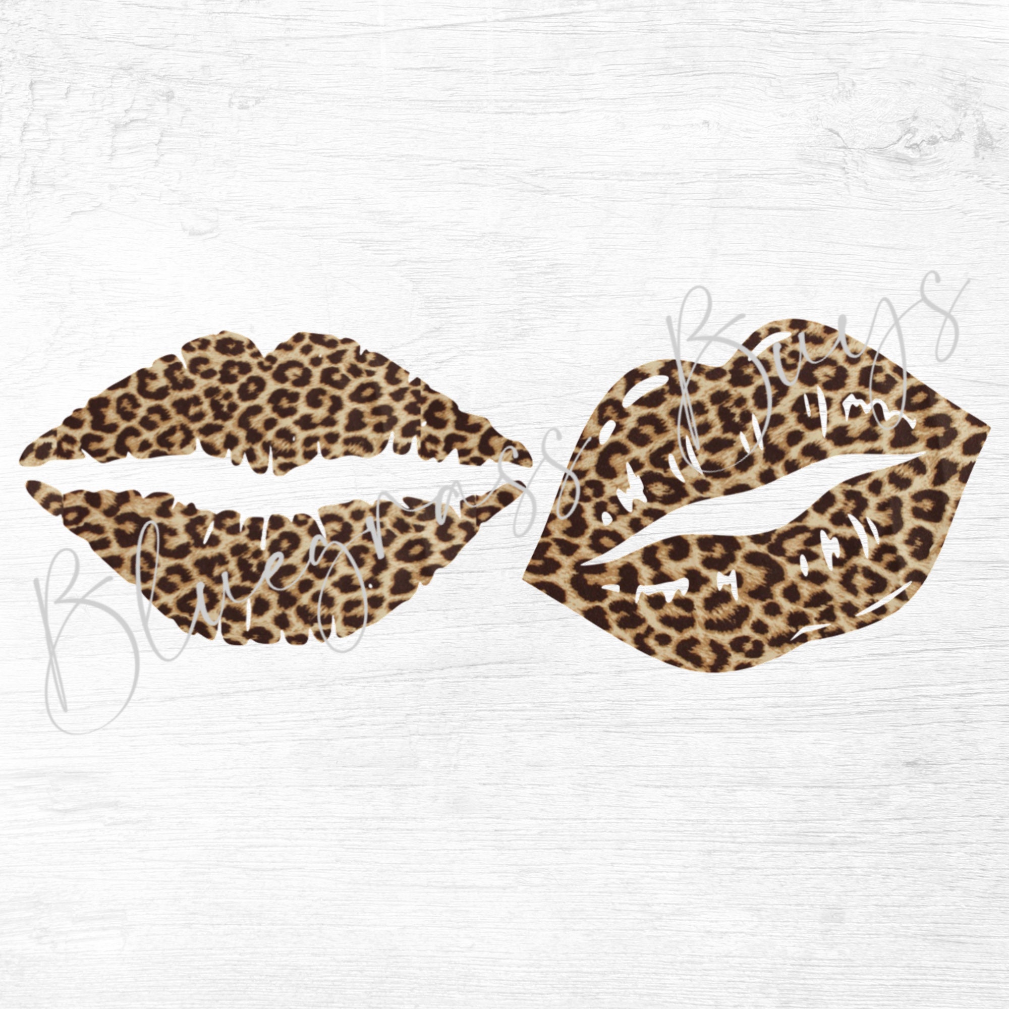 Leopard Print Lips PNG Leopard Lips PNG Lips Clip Art Etsy