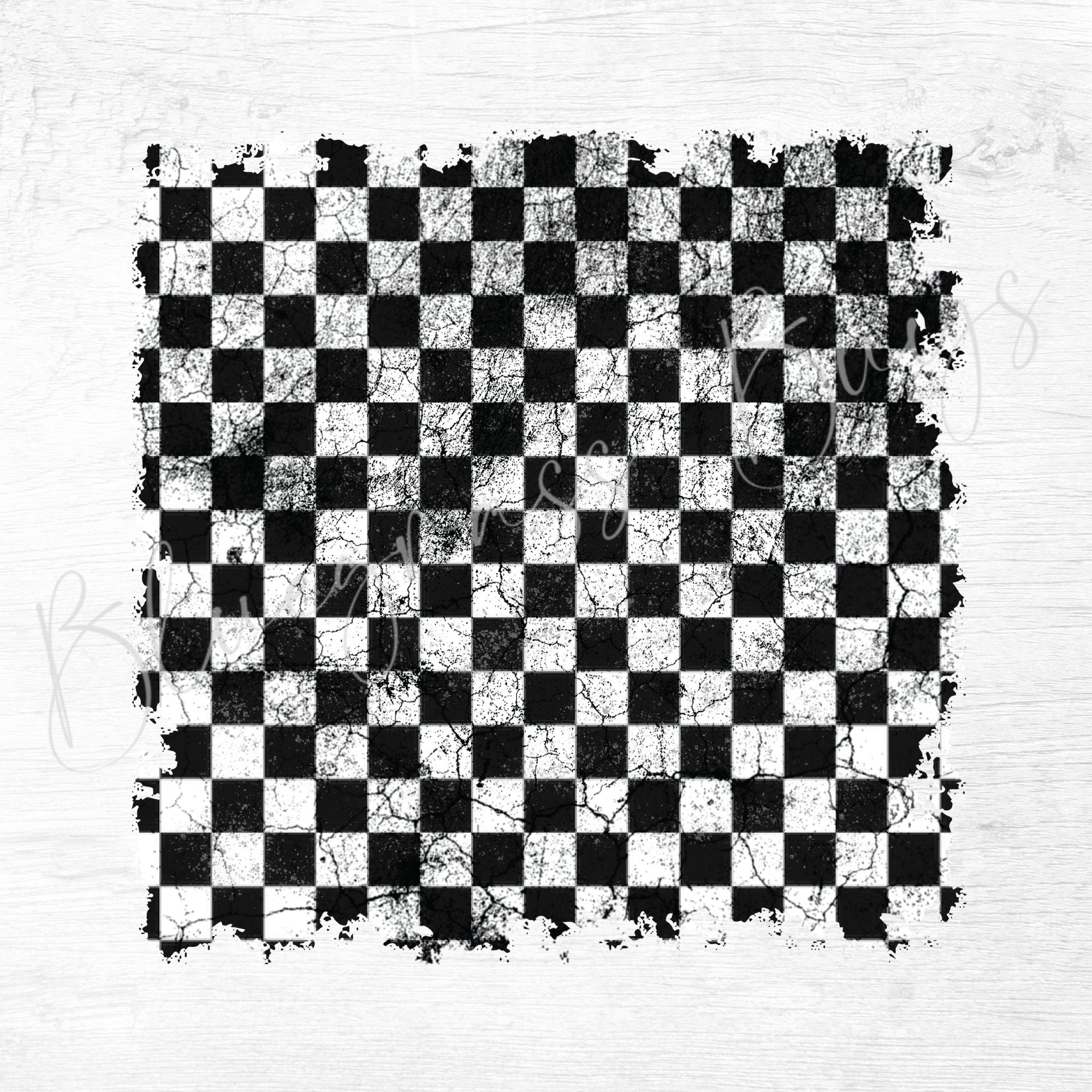 Grunge Checkered Flag Background PNG Distressed Race Flag | Etsy Repeating Checkered Flag Background