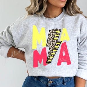 Mama Distressed Leopard Blitz PNG - Mama T-Shirt Png