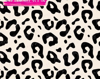 Motivo leopardo senza cuciture in formato SVG, macchie di leopardo in formato SVG, stampa ghepardo in formato SVG, stampa animalier in formato SVG, download digitale, Cricut, file di taglio Silhouette