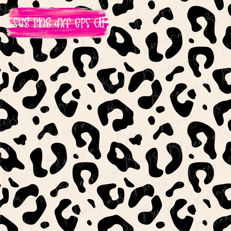 Leopard Seamless Pattern SVG, Leopard Spots Svg, Cheetah Print Svg ...