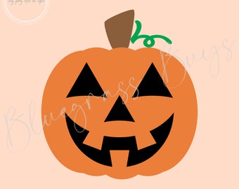 Jack-o-lantern SVG - Halloween SVG - Clipart dyni - Pobieranie cyfrowe - Cricut - Plik do cięcia sylwetki