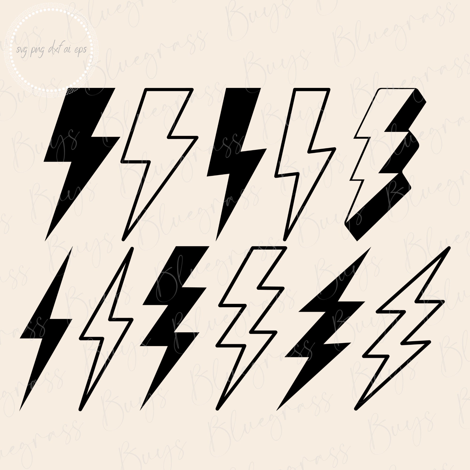 Lightning Bolt Stencil - Etsy lightning-bolt-stencil-etsy