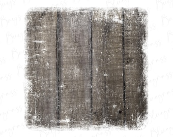 Distressed Wood Background, Grunge Wood Backsplash Sublimation PNG