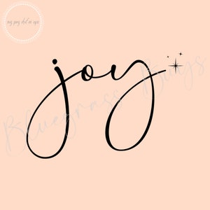 Christmas Joy SVG - Archivo de corte de vacaciones - Invierno SVG - Descarga digital - Cricut - Archivo de corte de silueta