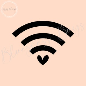 Wifi Symbol SVG - Wifi SVG - Wifi Available Cut File - Digital Download - Cricut - Silhouette Cut File