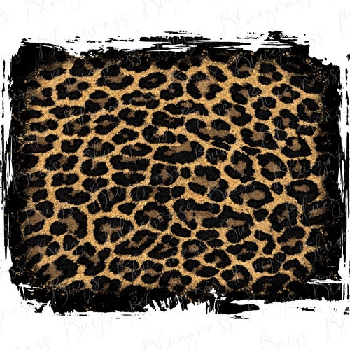 Pink Glitter Leopard Background PNG Grunge Cheetah - Etsy