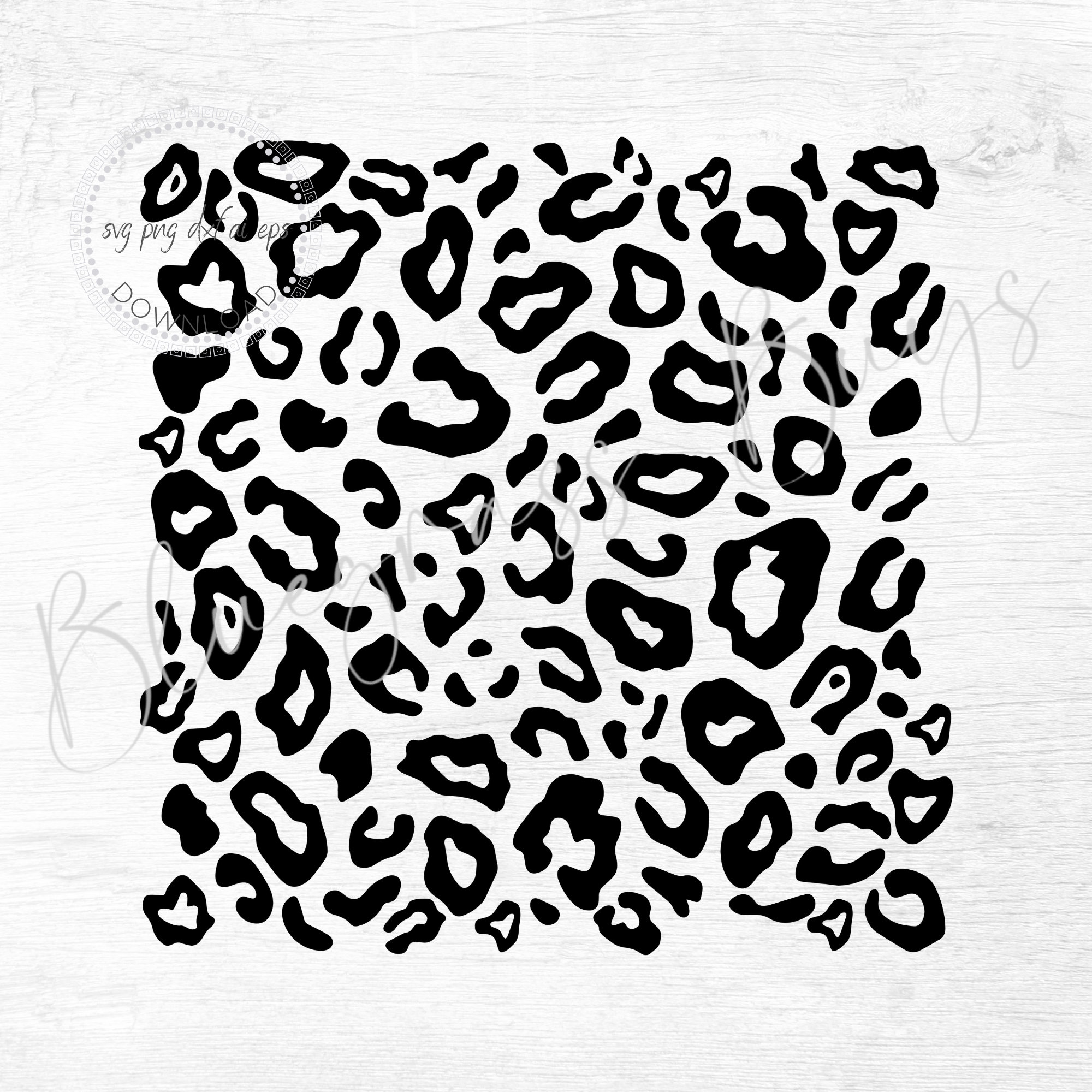 Leopard Print SVG Leopard Pattern SVG Cheetah Print SVG | Etsy