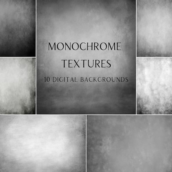 Soft Monochrome Textures, Portrait Studio Backdrop, Fine Art Textures, Photo Background, Digital Background