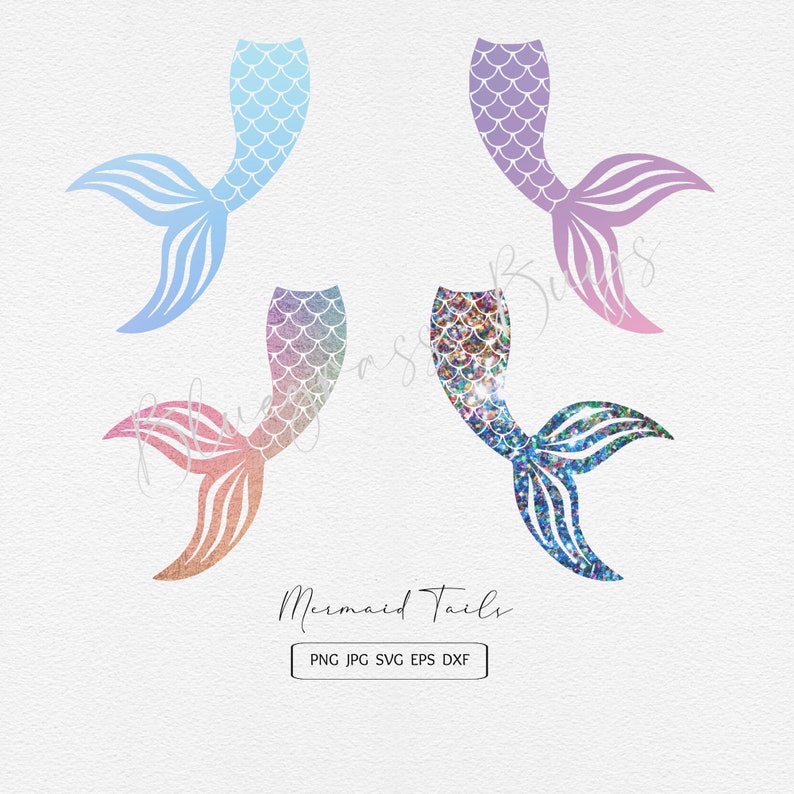 Download Mermaid Tail SVG Mermaid Cut File Fish Tail SVG Mermaid | Etsy