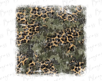 Fondo de camuflaje de leopardo PNG, camuflaje desgastado, protector contra salpicaduras de guepardo grunge