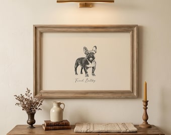 French Bulldog Print | French Bulldog Gift | Frenchie Gift | Dog Wall Art | French Bulldog Wall Art | Dog Lover Gift | Digital Download