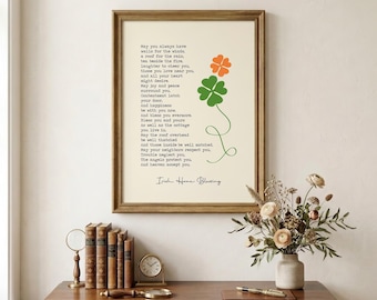 Irish Blessing Print | Housewarming Gift | Irish Home Blessing | New Home Gift | St Patricks Day | Irish Gift | Digital Download