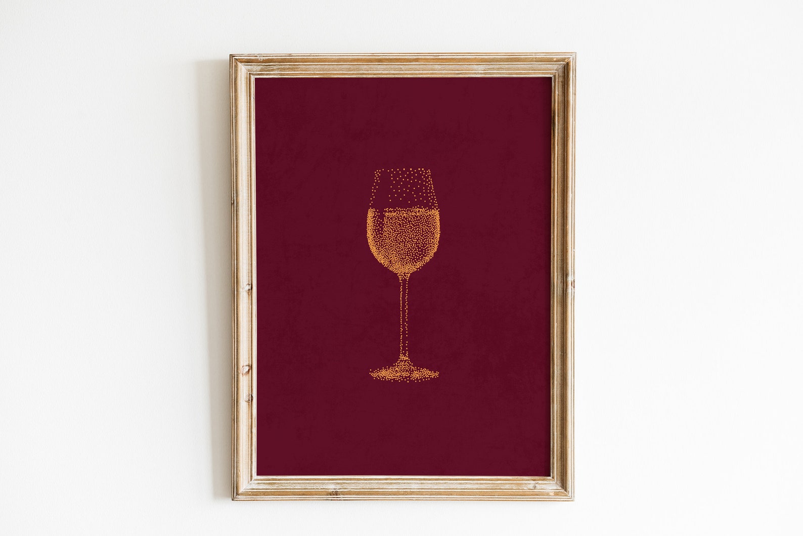 Wine Print Wall Art / Wine Printable Poster / Wine Glass Print - Etsy