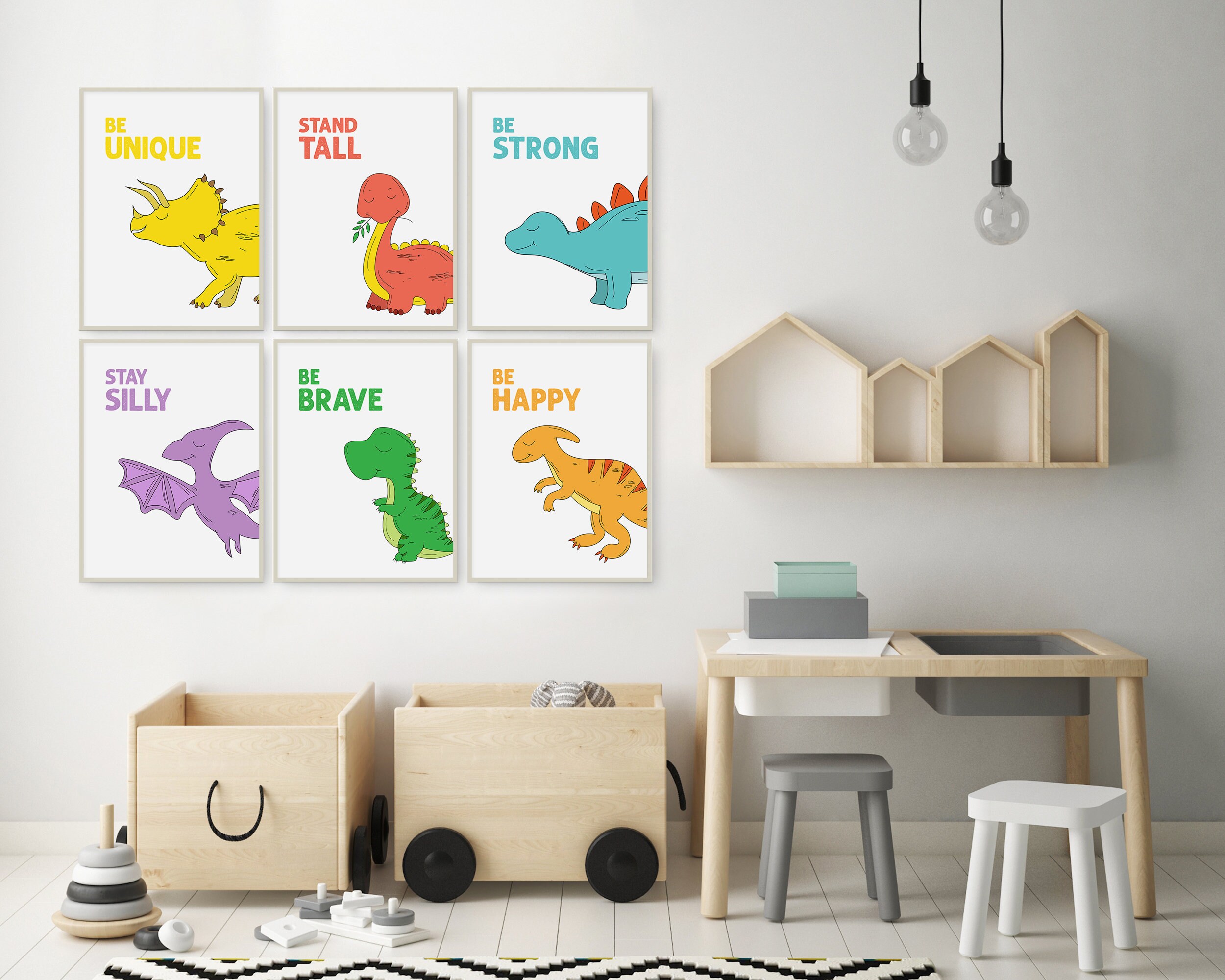 Dinosaur Printable Wall Art / Dinosaur Print / Dinosaur | Etsy