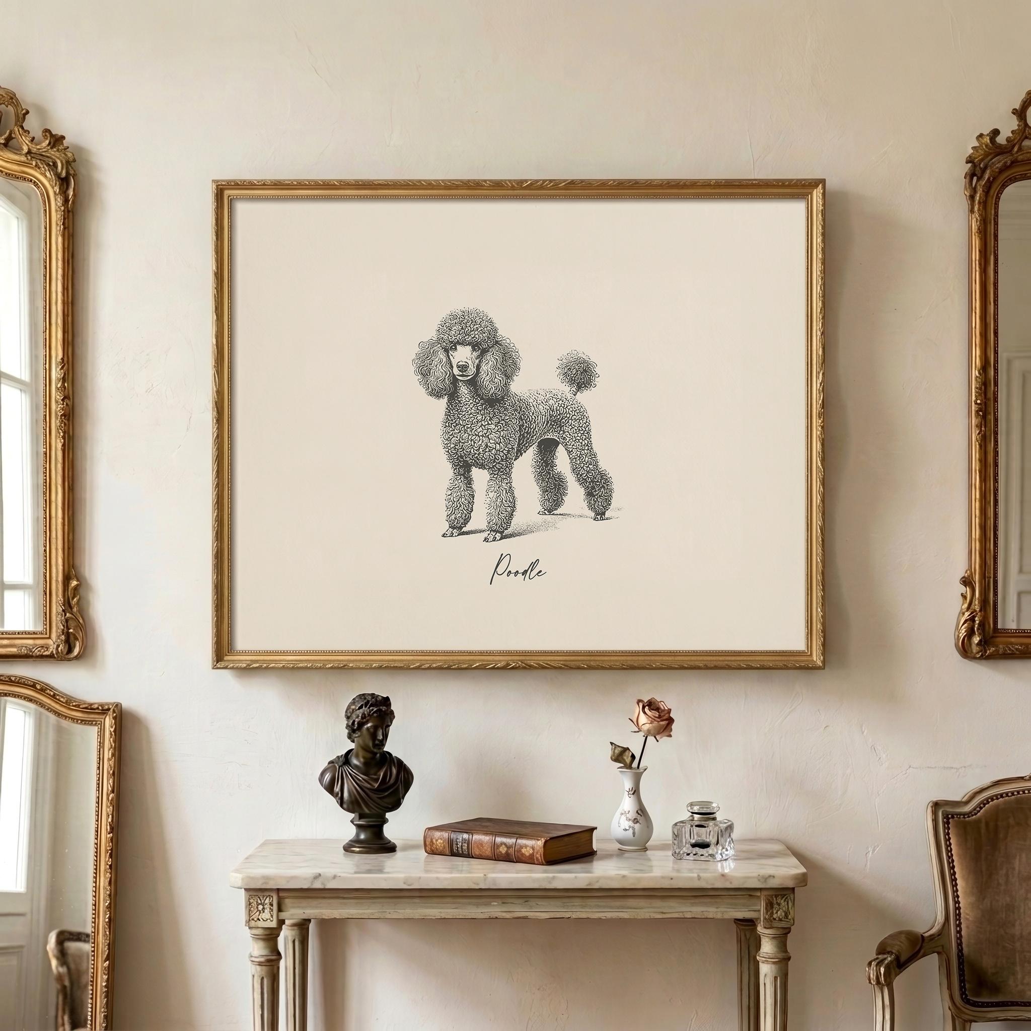Vintage Wall Poodle - Etsy Canada