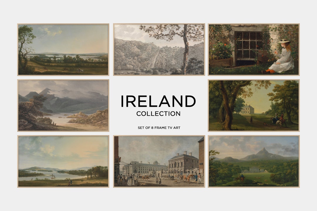 Samsung Frame TV Art Set / Ireland Bundle 8 Images / Ireland Frame TV