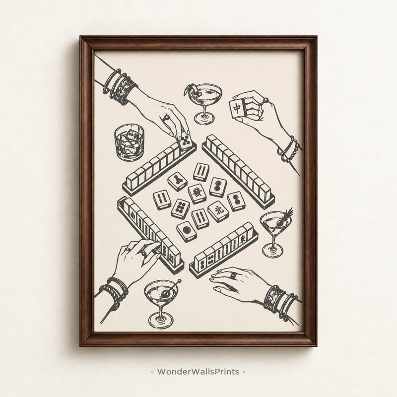 Abstract Mahjong - Etsy UK