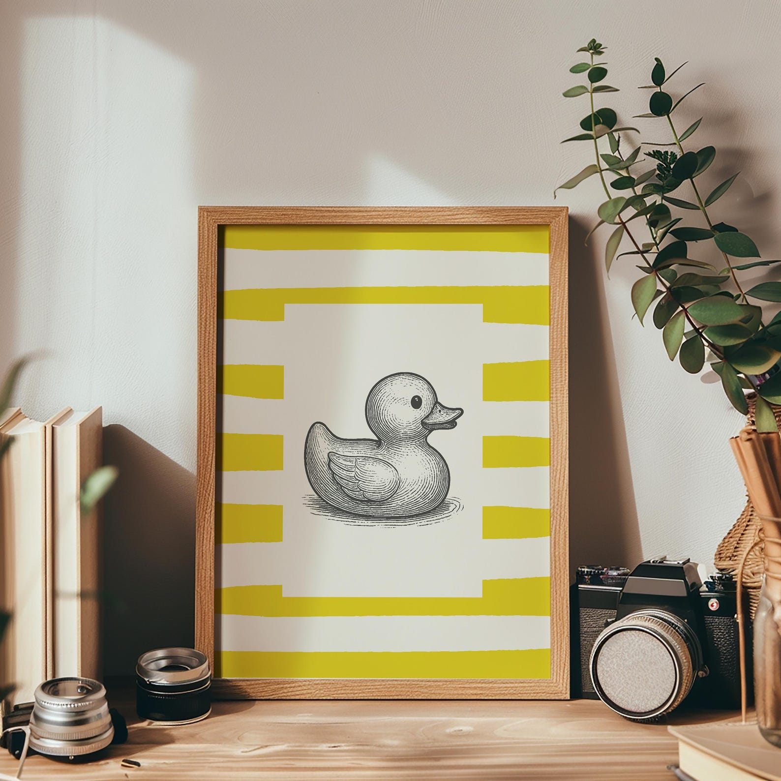 Rubber Duck Print | Bathroom Wall Art | Duck Bathroom Decor | Nursery ...