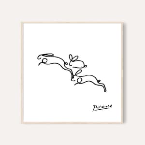 Picasso rabbit - Etsy 日本