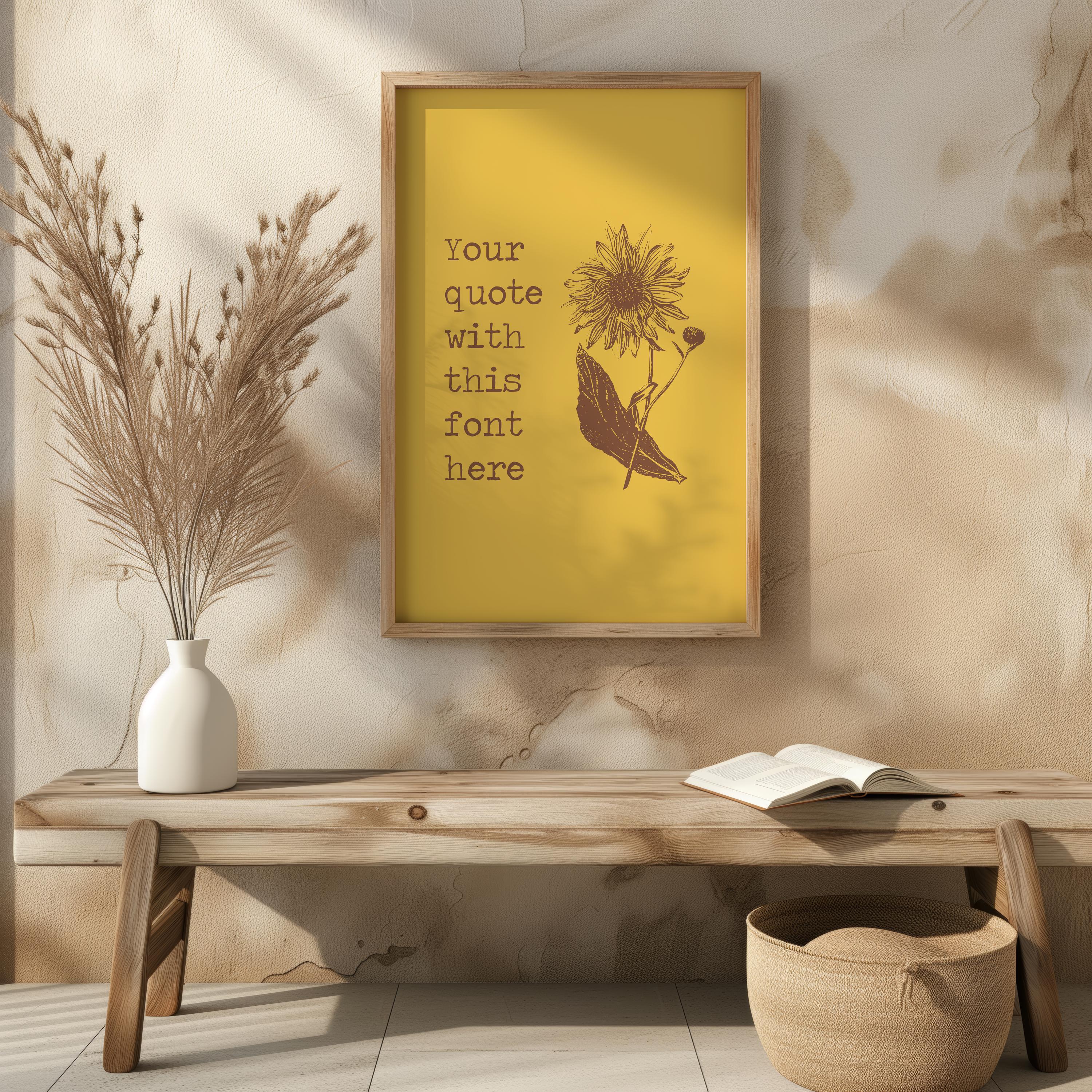 Custom Quote Print: Personalized Typography Wall Art (digital Download ...