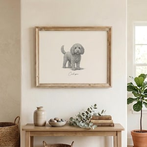 Grafika z Cockapoo | Prezent z Cockapoo | Grafika ścienna z psem | Grafika ścienna z Cockapoo | Prezent dla miłośnika psów | Grafika z rasą psa | Pobieranie cyfrowe