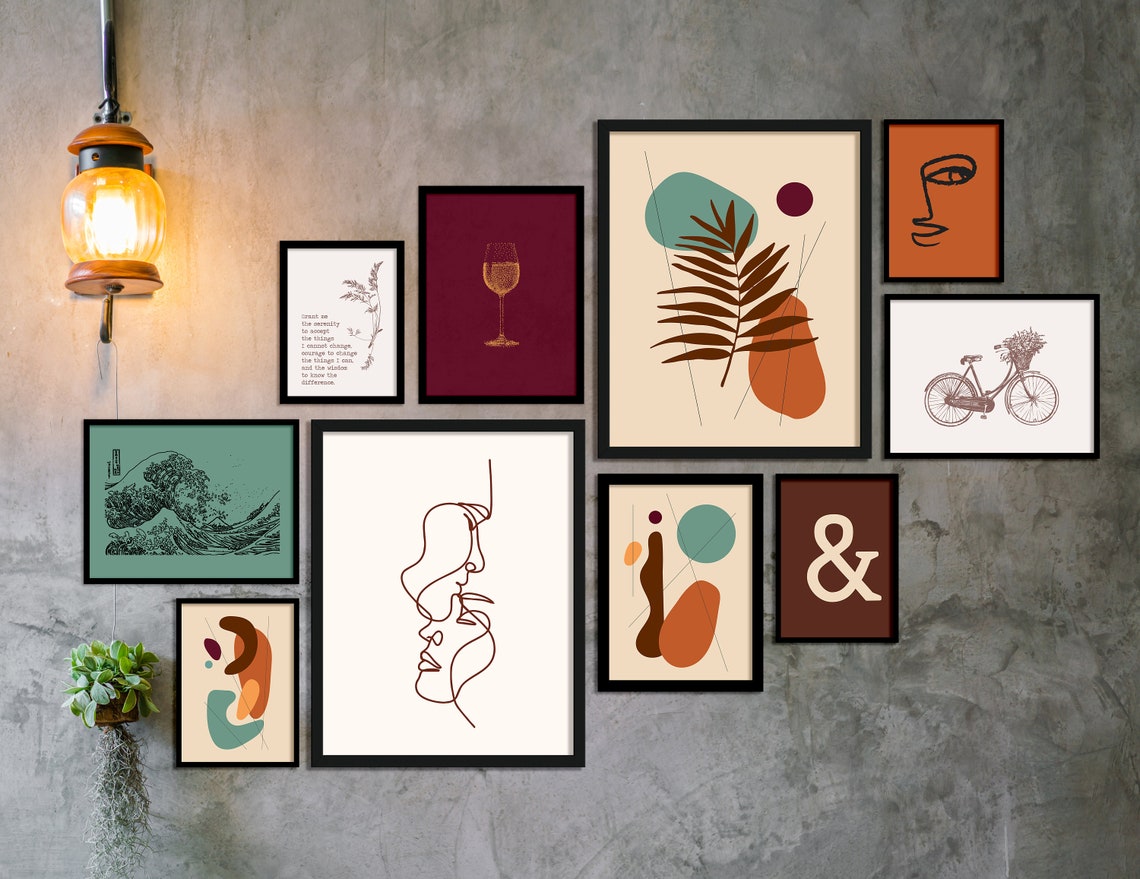 Wine Print Wall Art / Wine Printable Poster / Wine Glass Print - Etsy