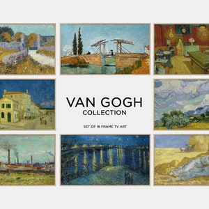 Samsung Frame TV Art Set / Van Gogh Painting Bundle - 16 images / Van Gogh Frame TV Art / Frame TV Art Print