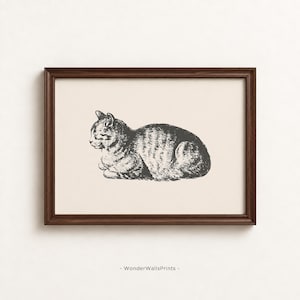 星月夜のプリント - ヴィンセント・ヴァン・ゴッホの猫の絵のパロディ