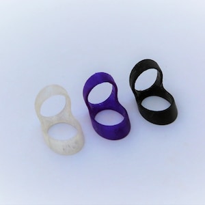 Finger splint ring SET OF 3 (graduated set) • 3D printed • EDS • Ehlers Danlos • swan neck • arthritis • hypermobility • instability