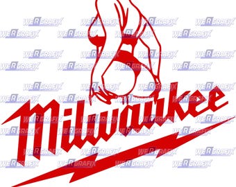 Milwaukee girl layered pdf and png files ready to print