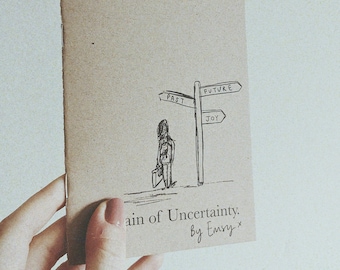 Certain of Uncertainty : un guide utile / Cadeaux chrétiens / Versets bibliques illustrés / Boîte aux lettres cadeau / Aide à l'anxiété /