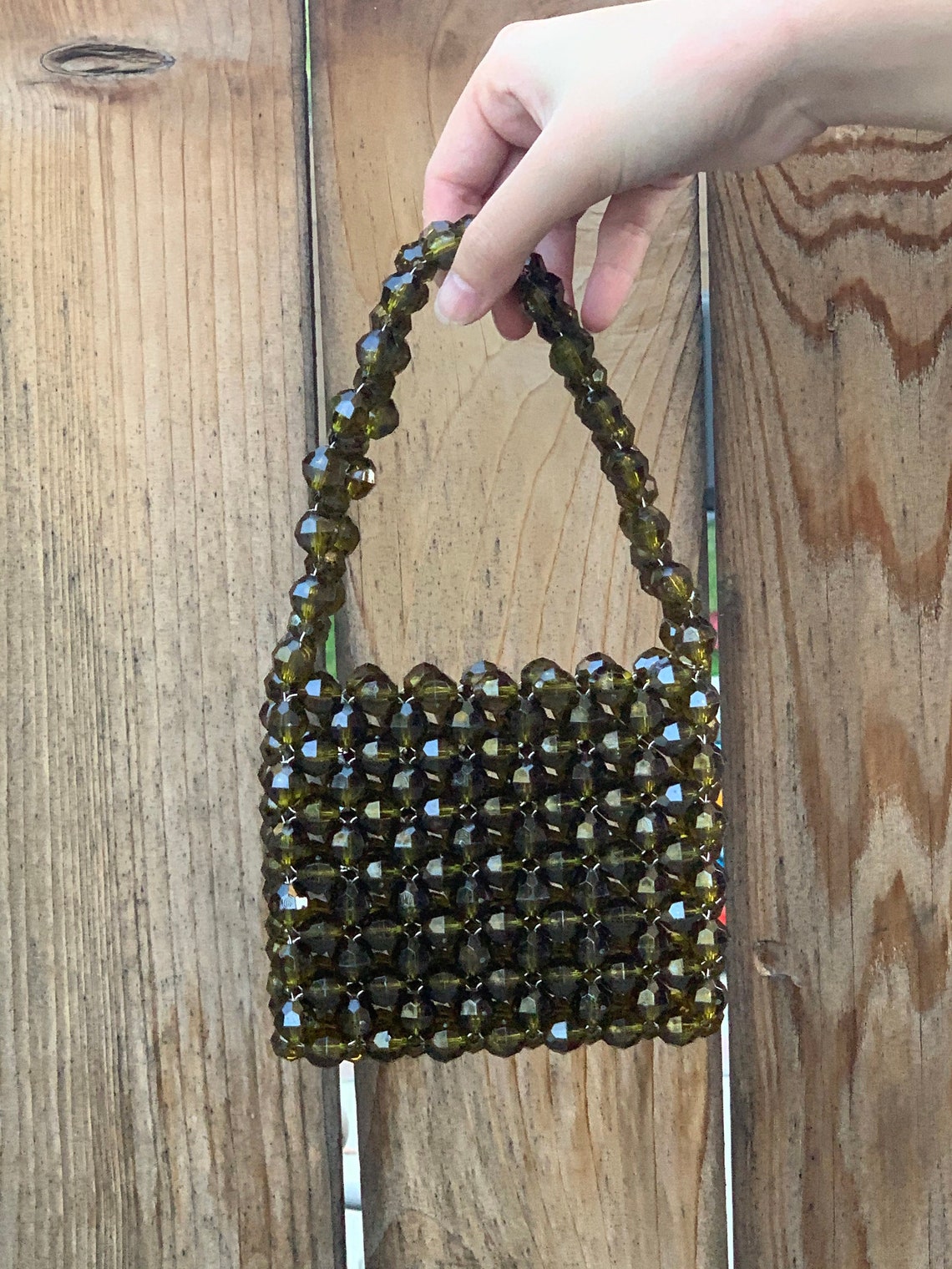 Beaded Mini Handbag | Etsy