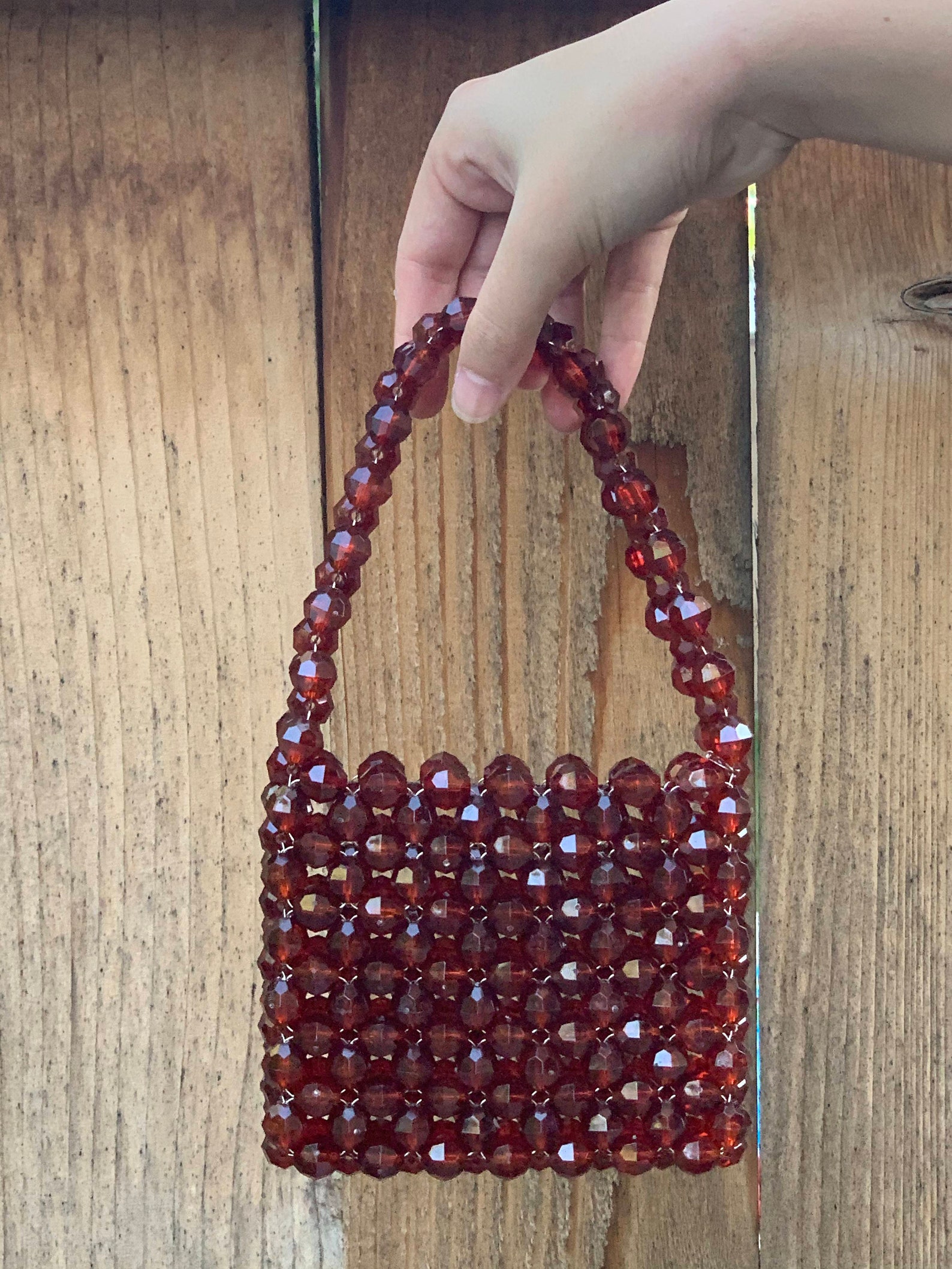 Beaded Mini Handbag | Etsy